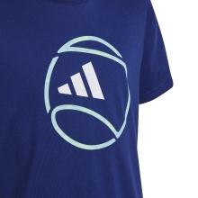 adidas Tennis-Tshirt Tennis Graphic 2023 blau Jungen